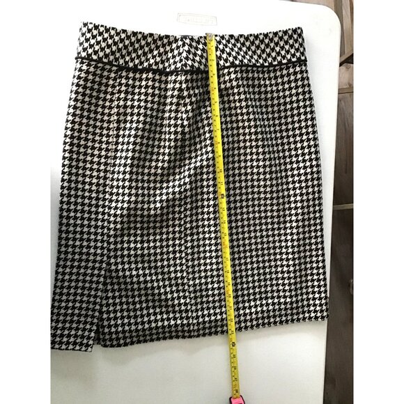 ALEX MARIE- WOMENS BLACK /WHITE ZIP-UP CLOSURE KNEE LENGHT SKIRT SIZE 10 - Picture 5 of 5
